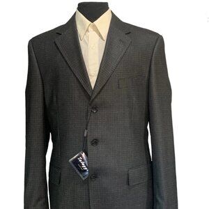 TALAZZI ITALIAN SPORT JACKET 55% SILK 45% WOOL 44S 42R MILAN ITALY